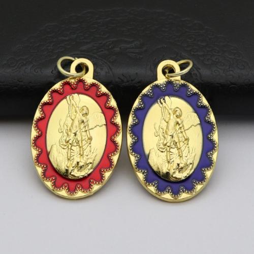 Zinc Alloy Enamel Pendants plated DIY nickel lead & cadmium free Sold By Bag