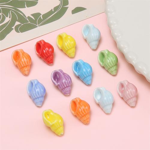 Porcelain Jewelry Beads Conch DIY Sold By Bag