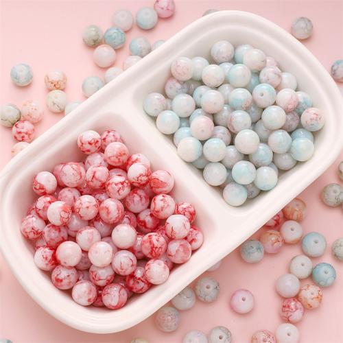 Fashion Glass Beads Round DIY 10mm Sold By Bag