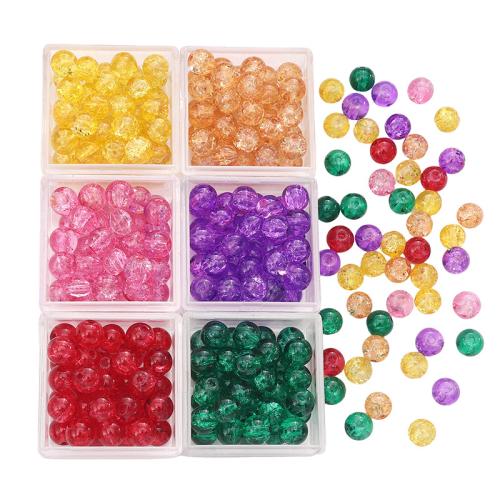 Fashion Glass Beads Round DIY 8mm Sold By Bag