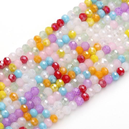 Gemstone smykker perler, Natursten, du kan DIY & forskellige materialer til valg, flere farver til valg, 3mm, Ca. 120pc'er/Strand, Solgt af Strand