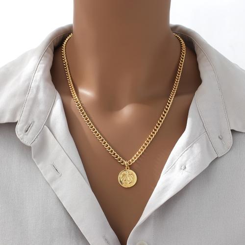 Brass Necklace Vacuum Ion Plating for woman Sold By PC