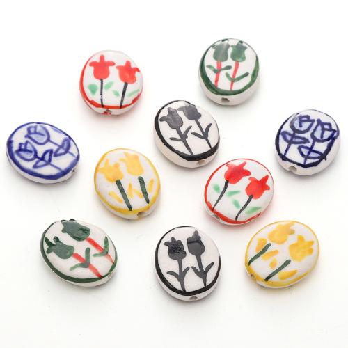 PorseleinJuwelen Beads, Porselein, DIY, meer kleuren voor de keuze, 16x20mm, Verkocht door PC