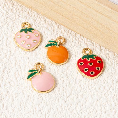 Zinc Alloy Enamel Pendants plated DIY Sold By Bag