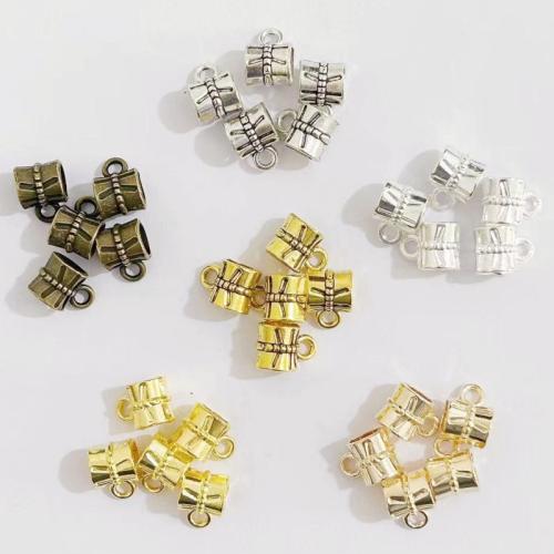 Zinklegering Bail Kralen, Zinc Alloy, plated, DIY, meer kleuren voor de keuze, 10x7x7mm, 100pC's/Bag, Verkocht door Bag