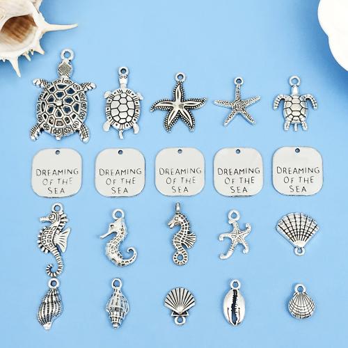 Zinc Alloy Pendants, plated, DIY & different styles for choice, more colors for choice, 100PCs/Bag, Sold By Bag