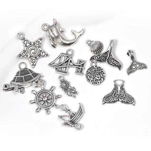 Zinc Alloy Pendants plated DIY Sold By Bag