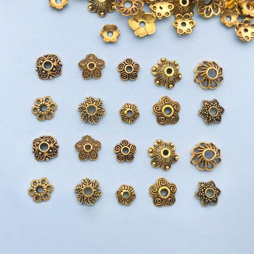 Zinc Alloy Bead Cap plated DIY Sold By Bag