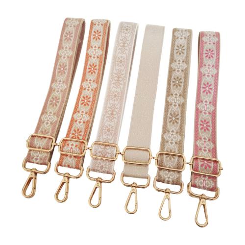 Polyester and Cotton Bag Straps jacquard folk style & adjustable Sold By PC