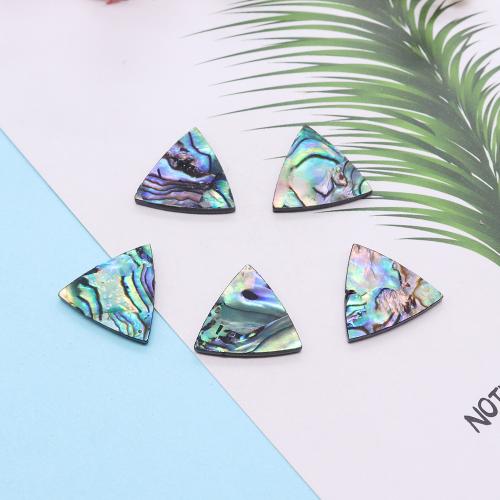 Abalone Shell Pendel, Triangle, du kan DIY, 15x15mm, Solgt af PC