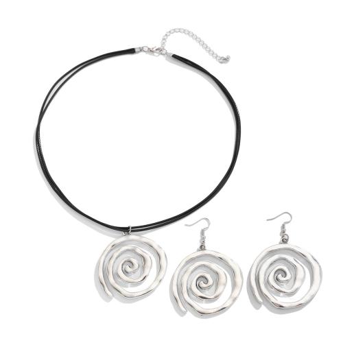 Zinklegering Sieraden Sets, Zinc Alloy, met Wax, plated, verschillende stijlen voor de keuze & voor vrouw & hol, Verkocht door Stel