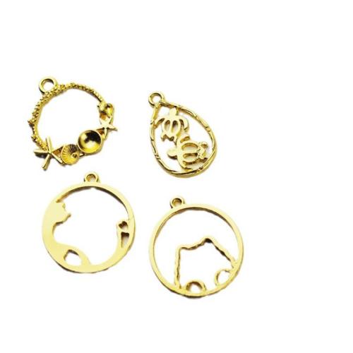 Zinc Alloy Pendants plated DIY Sold By Bag