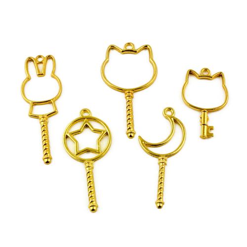 Zinc Alloy Pendants plated DIY Sold By Bag