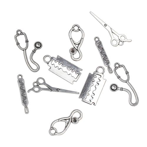 Zinc Alloy Pendler, forgyldt, du kan DIY & forskellige stilarter for valg, flere farver til valg, 100pc'er/Bag, Solgt af Bag