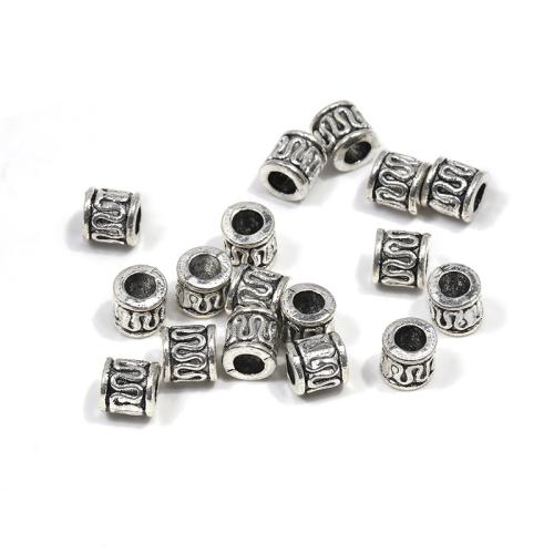 Cink legura nakit perle, Cink Alloy, pozlaćen, možete DIY, 5x5mm, 100računala/Torba, Prodano By Torba