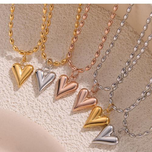 Titanium Steel Necklace plated fashion jewelry Sold By PC