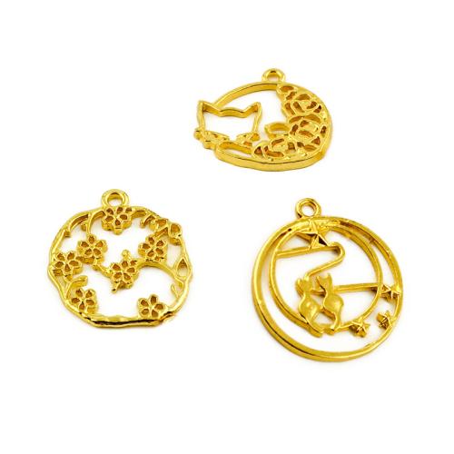 Zinc Alloy Pendants plated DIY Sold By PC