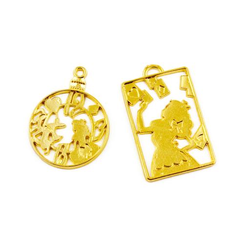 Zinc Alloy Pendants plated DIY Sold By PC