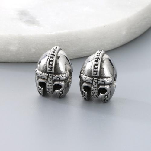 Stainless Steel Beads 304 Stainless Steel Helmet DIY Approx 2.2mm Sold By PC