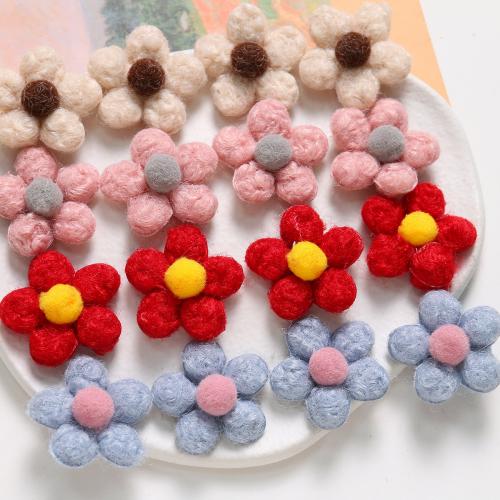 Hair Accessories DIY Findings Cloth Flower 31mm Sold By PC