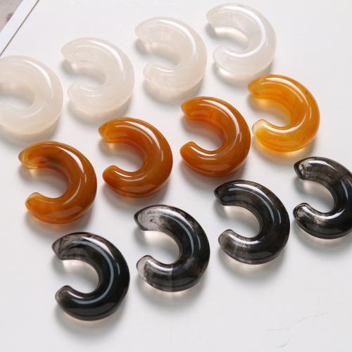 Resin Earring Stud Component DIY Sold By PC