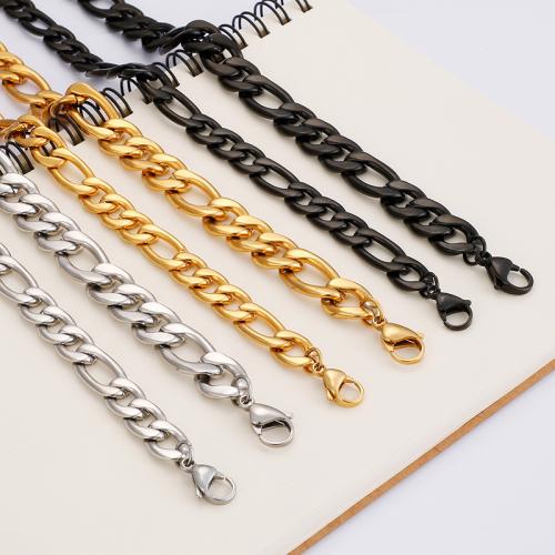 Stainless Steel Chain Necklace 304 Stainless Steel polished fashion jewelry & for man Sold By PC