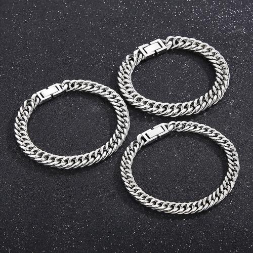 Stainless Steel Jewelry Bracelet 304 Stainless Steel & Unisex original color Sold By PC