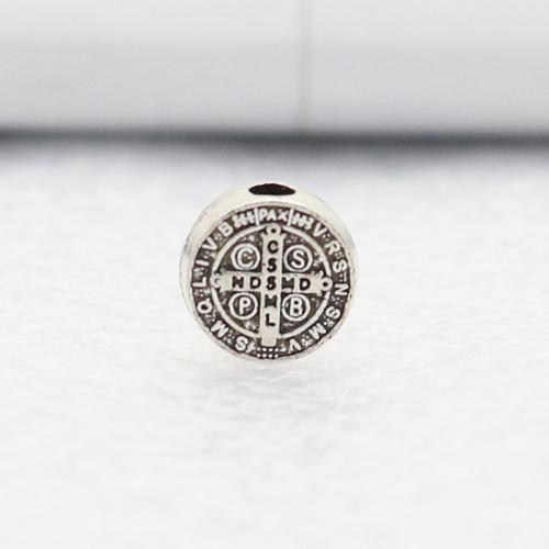 Coirníní Jewelry Alloy Sinc, Sinc Alloy, Babhta Maol, dath airgid antique plátáilte, DIY, nicil, luaidhe & caidmiam saor in aisce, 9x9x4mm, Poll:Thart 2mm, Thart 100ríomhairí pearsanta/Mála, Díolta De réir Mála