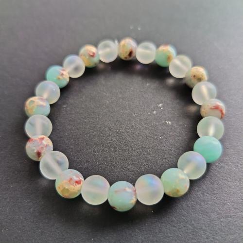 Gemstone Bracelets Koreite Round Unisex Sold By PC