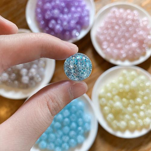 Acrylic Jewelry Beads Round DIY 15mm Sold By Bag