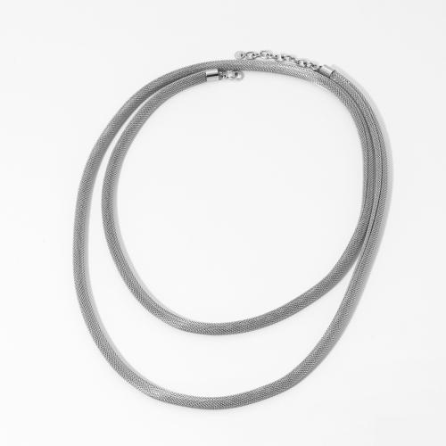 Stainless Steel smycken halsband, 304 rostfritt stål, plated, Dubbla lager & mode smycken & Unisex, fler färger för val, Säljs av PC