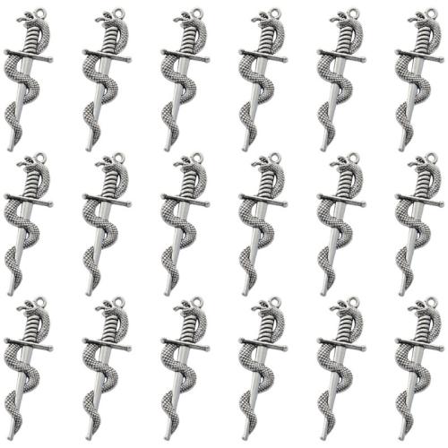 Pendentifs animaux en alliage de zinc, Placage, DIY, 100PC/sac, Vendu par sac