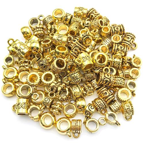 Zinc Alloy Bail Beads plated DIY Sold By Bag