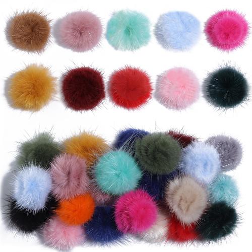 Hair Accessories DIY Findings Plush handmade 30mm Approx Sold By Bag