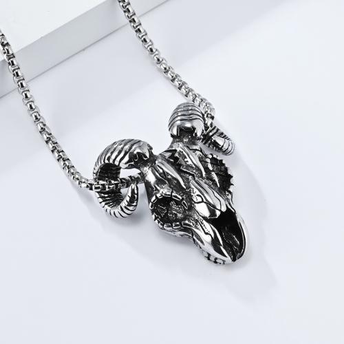 Stainless Steel Jewelry Necklace 304 Stainless Steel polished fashion jewelry & for man Sold By PC