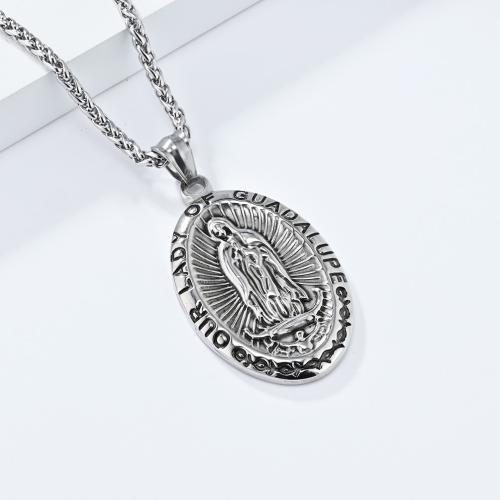 Stainless Steel Jewelry Necklace 304 Stainless Steel polished fashion jewelry & for man Sold By PC