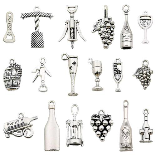 Zinc Alloy Pendants plated DIY Sold By Set