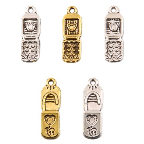 Zinc Alloy Pendants Telephone plated DIY Sold By Bag