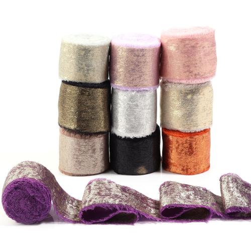 Flocking Fabric Tinsel DIY 40mm Approx Sold By Spool