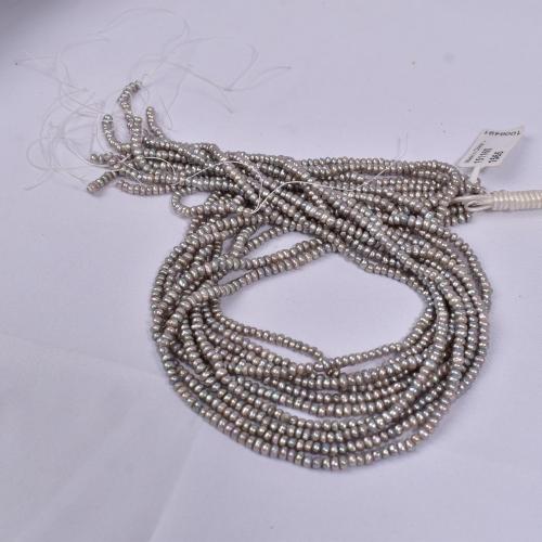 Keshi Cultured Freshwater Pearl Beads DIY grey .5mm Sold Per Approx 40 cm Strand