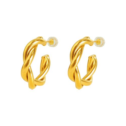 Stainless Steel Stud Earrings 304 Stainless Steel plated fashion jewelry & for woman Sold By Pair