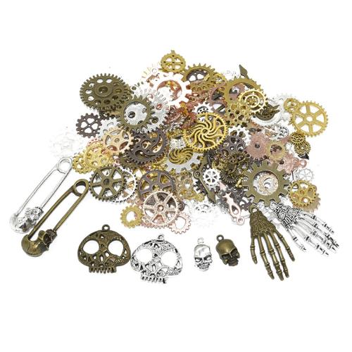 Zinc Alloy Pendants plated random style & DIY Sold By Bag