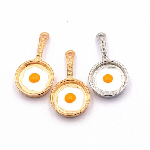 Zinc Alloy Enamel Pendants pan plated DIY Sold By Bag