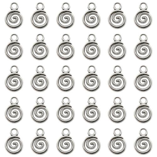 Cink ötvözet Medálok, galvanizált, DIY, 11x8mm, 100PC-k/Bag, Által értékesített Bag