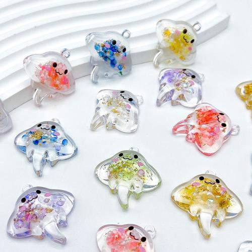 Acrylic Pendants epoxy gel DIY & luminated mixed colors Sold By PC