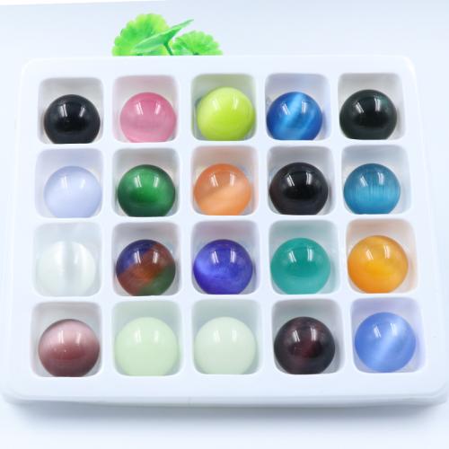 Fashion Decoration Cats Eye Round for home and office 20mm Sold By Box