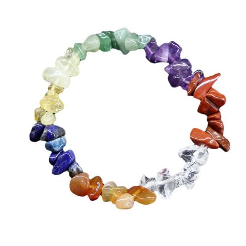 Gemstone Bracelets irregular fashion jewelry & for woman mixed colors mm Length Approx 18 cm Sold By PC