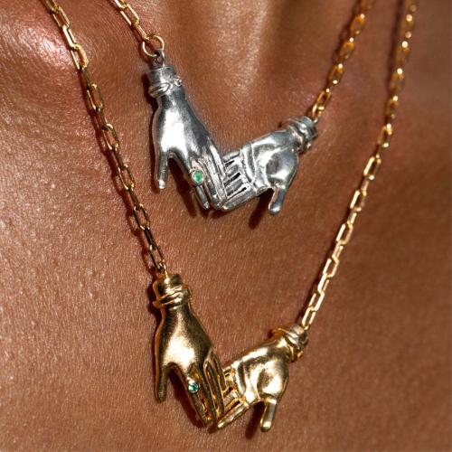 Brass Necklace Vacuum Ion Plating for woman Sold By PC