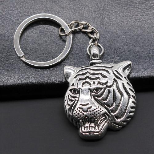 Zinc Alloy Key Clasp Tiger Vacuum Ion Plating DIY Sold By PC