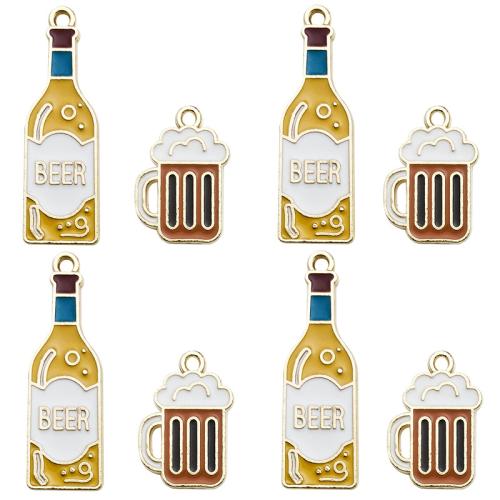 Zinc Alloy Enamel Pendants plated DIY Sold By Bag